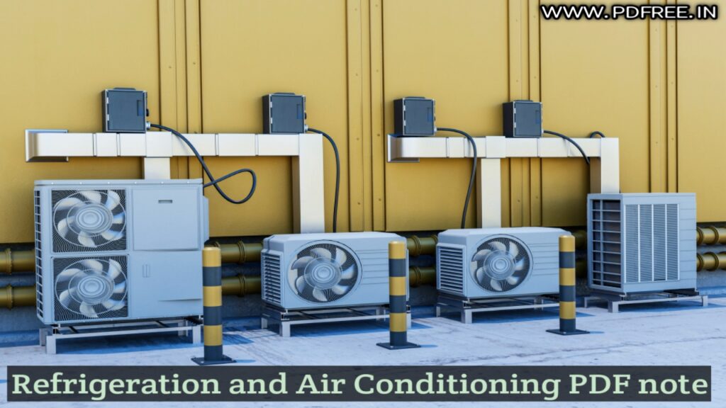 Refrigeration and Air Conditioning Pdf