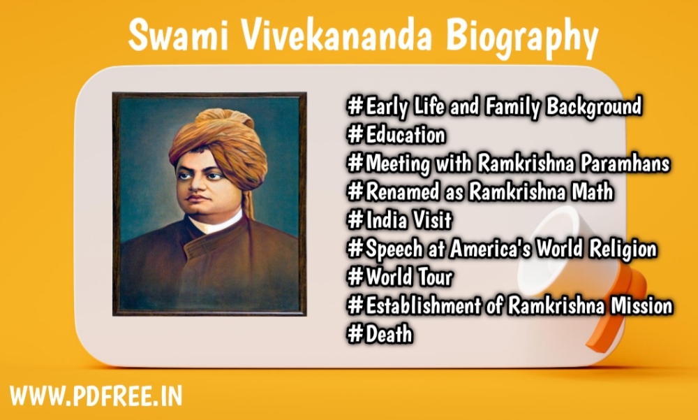 Swami Vivekananda Biography in English PDF